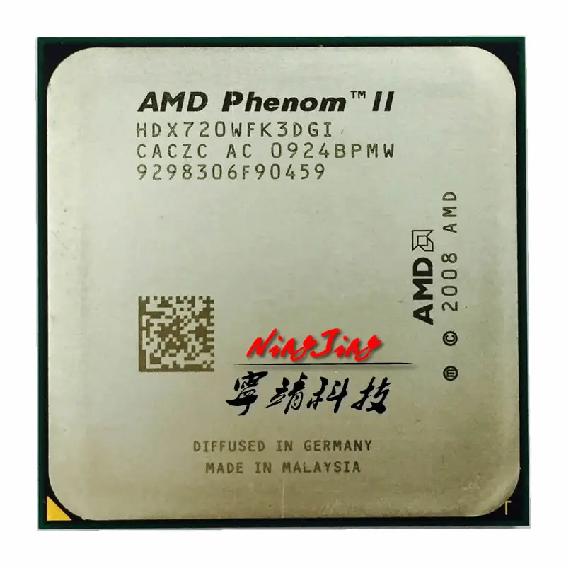 

AMD Phenom II X3 720 X3 720 2.8 GHz Three-Core CPU processor HDX720WFK3DGI / HDZ720WFK3DGI Socket AM3