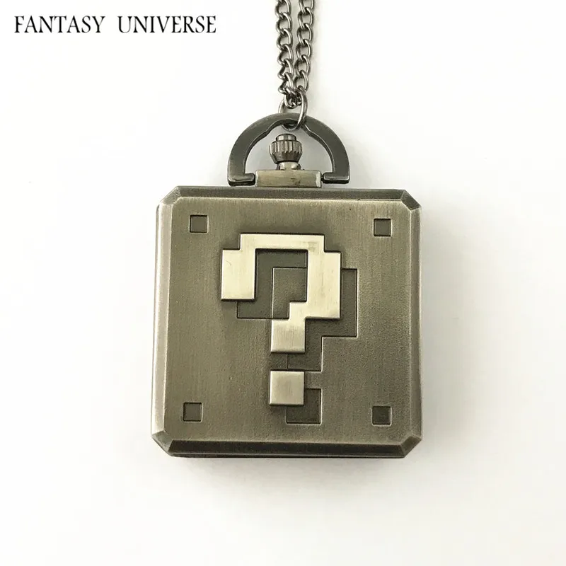 

FANTASY UNIVERSE Free shipping 15pcs a lot pocket watch Necklace 4.5*4.5CM HRAAAA59