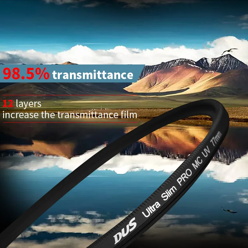 NiSi MC UV фильтр 37 40 5 46 49 52 58 62 67 72 77 82 86 95 105 мм профессиональная ультратонкая Защитная