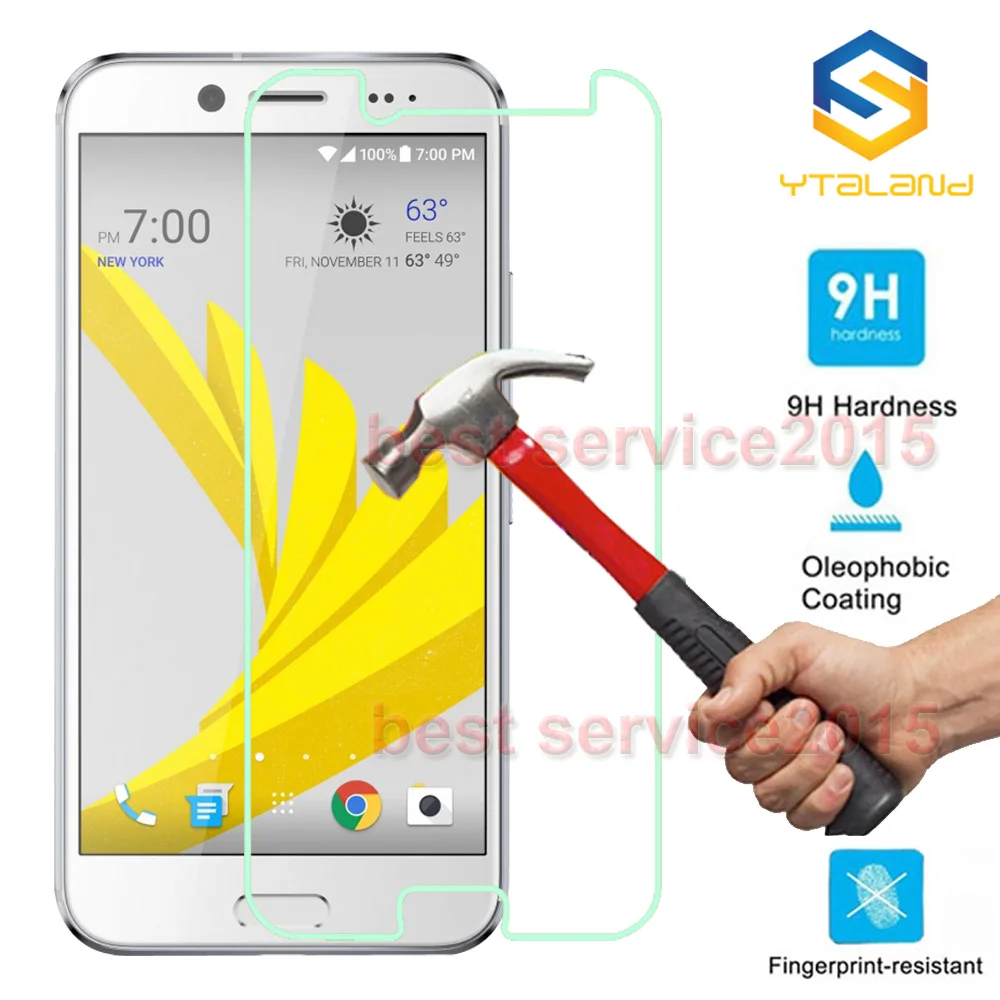 2.5D 0 3 мм толщина 9H + Премиум Закаленное стекло пленка для защиты экрана HTC Bolt / 10 Evo
