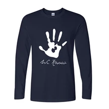 Осень лето новая футболка Skyrim Dark Brotherhood We Know Hand мужские футболки мужские повседневные футболки с длинным рукавом брендовые футболки