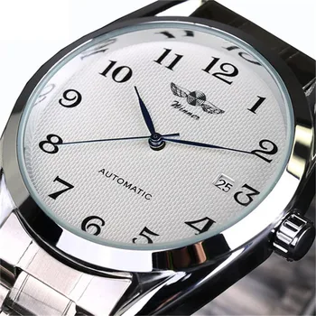 

Top Luxury Brand Men Automatic Mechanical Wrist Watches Stainless Steel Business man Watch Male Clock Business Men Wrist Watch