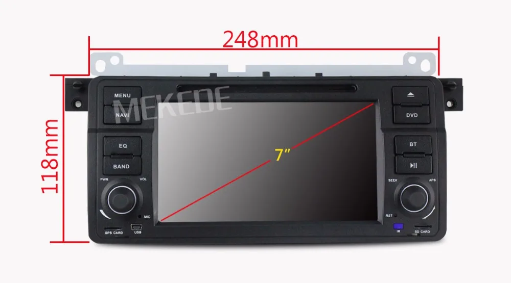 Perfect 7inch Original UI Car dvd player radio for BMW E46 1998-2006 M3 car gps navigation car stereo multimedia player BT USB SD RDS 2