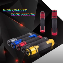 Glowtec unviversal 7/8 ''мотоциклетные рукоятки крышки/рукоятки CNC 22 мм Универсальные уличные и гоночные