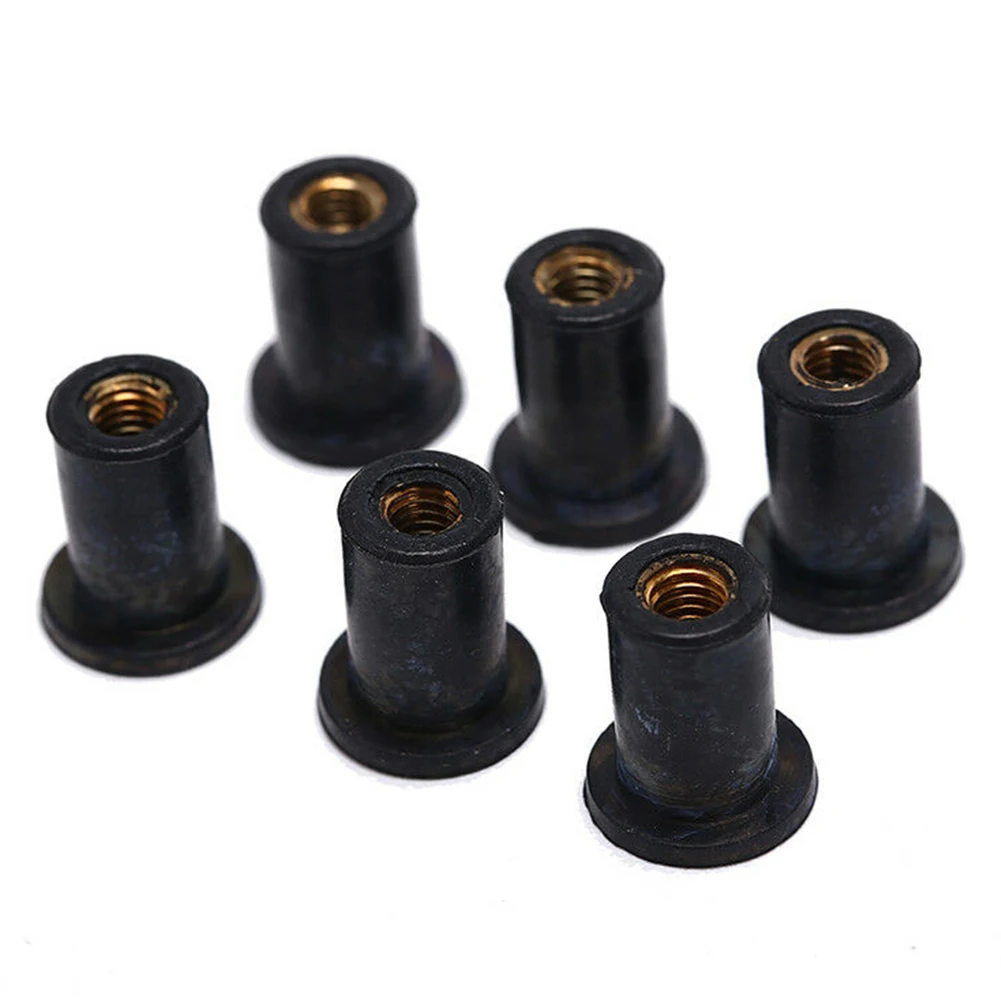 

6pcs Rivet Accessories Fishing Rubber Windshield Screw Boats Well Nuts Canoe Blind Fastener Jack Windscreen Waterproof Kayak