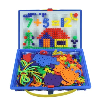 

Children's educational toys Splicing board Exercise imagination Practical ability for Children aged 3 to 6