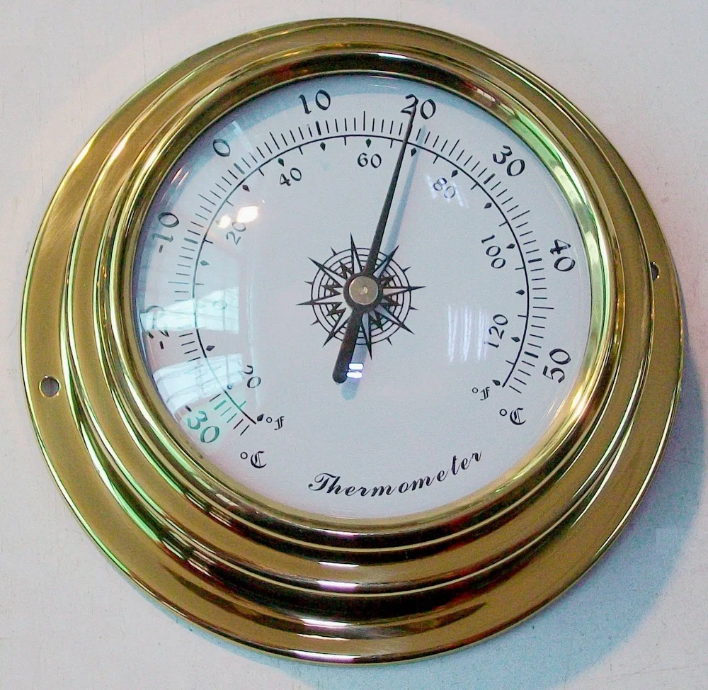 

Hot selling Copper shell Double scale C&F temperature meter