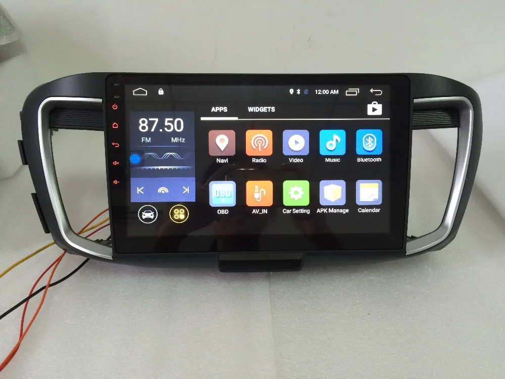 Excellent 10.1 inch 1024 x 600 quad core Android 7.0 for HONDA odyssey 2015,car deckless gps navigation,radio,3G,Wifi,canbus,english,black 3
