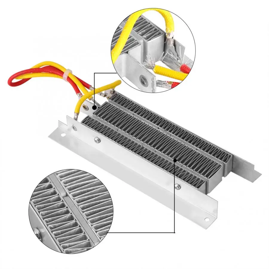 12V 400W Электрический Керамический термостатический нагреватель изоляция PTC нагревательный инструмент