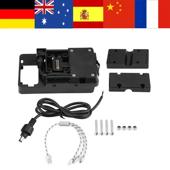 

Motorcycle USB Charger Mobile Phone ABS Holder Stand Bracket for BMW R1200GS LC Adventure S1000XR R1200RS 2014 2015 2016 2017