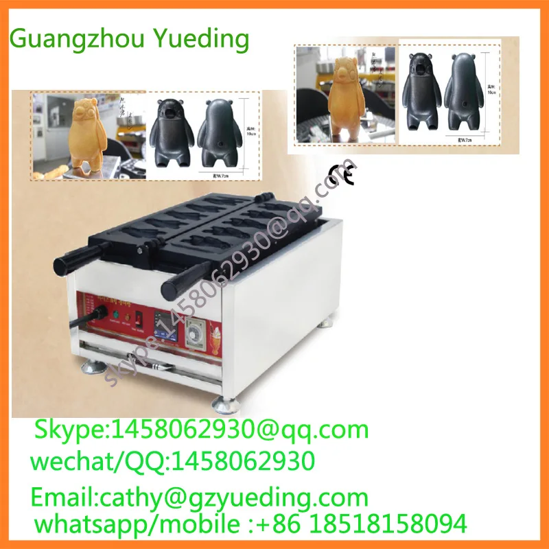 

Bear Shape Biscuit Cake Making Machine waffle machine with Good Price