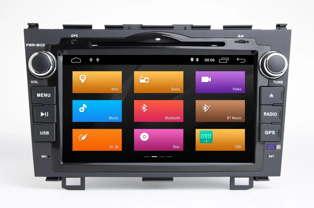 8''Android 9.0 Quad Core CAR DVD GPS Player For HONDA CRV CR-V 2007-2011 SAT NAVI Auto Radio Mulitmedia BT Wifi/4G Stereo SD Map