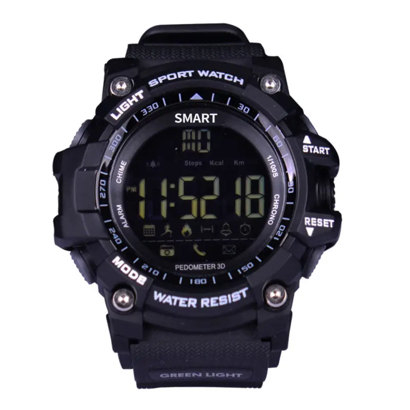 

Smart Watch Wireless Bluetooth control ex16 Sports Pedometer Seconds Alarm Clock Smart Watch 5ATM IP67 Waterproof Men's Watch