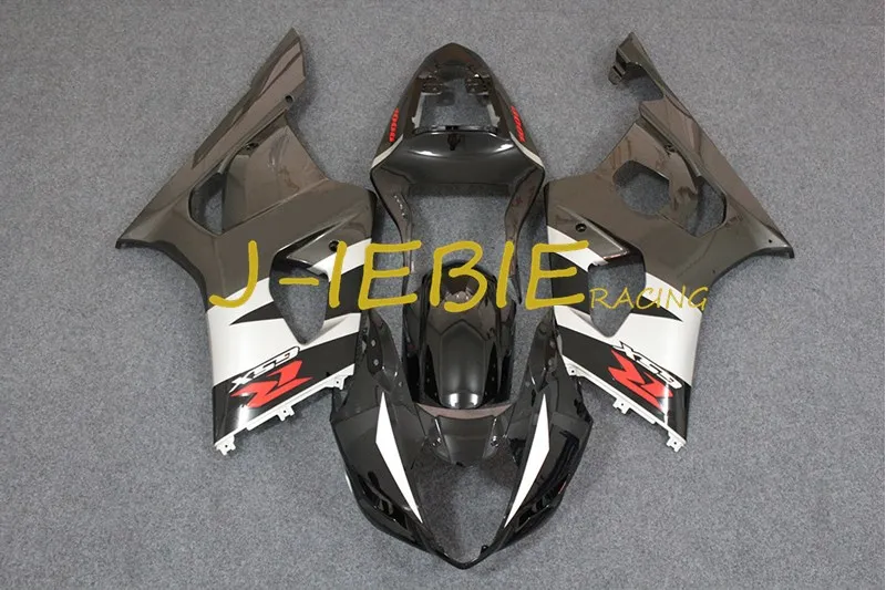 

Black white Injection Fairing Body Work Frame Kit for SUZUKI GSXR 1000 GSXR1000 K3 2003 2004