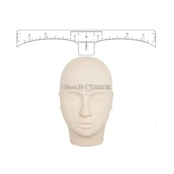 

100pcs/lot Disposable Accurate Microblading Eyebrow Ruler Shaping Tools Permanent Makeup Eyebrow Measurement Sticker For Tattoo