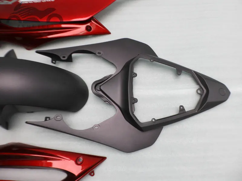 Upgrade you Комплект обтекателя впрыска подходит для YAMAHA R6 YZFR6 2008- YZF R6 08-15 ABS пластик обтекатели комплект красный черный запчасти HT07