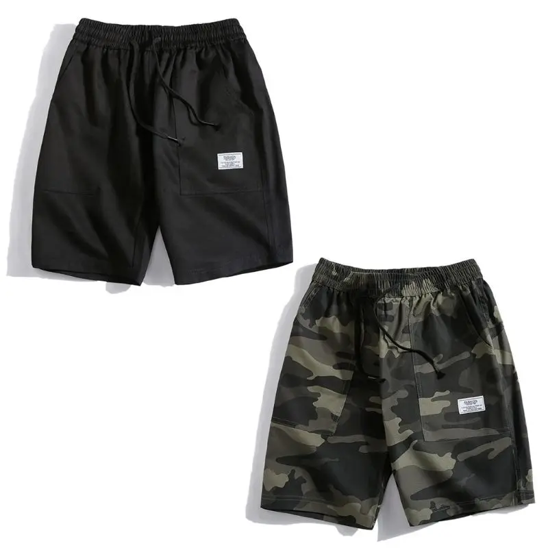 Мужские и женские парные пляжные шорты, летние шорты для серфинга с принтом листьев кокосовой пальмы, шорты с карманами