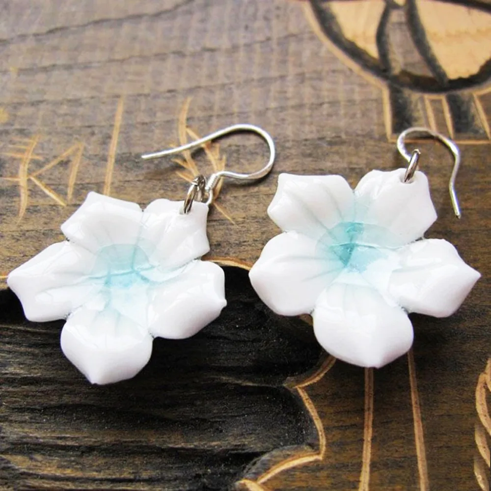Ceramic earring ceramic jewelry beautiful earrings lady's best choice