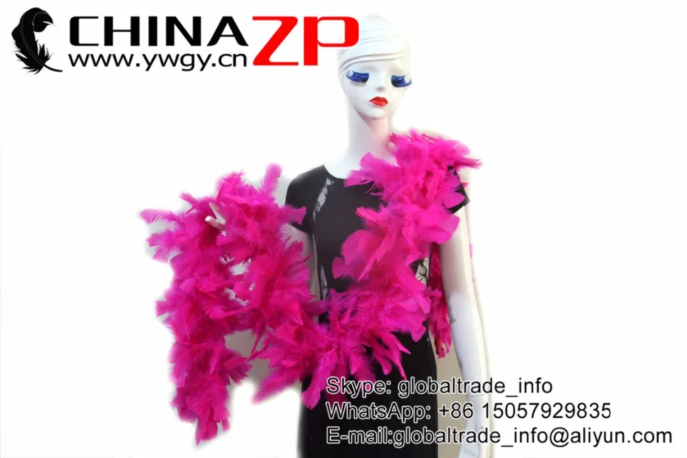 4 Hot Pink Turkey Flat Boa 80g (3)