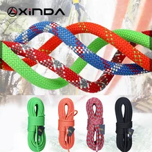 XINDA Camping Klettern Seil 9mm Statische Seil 21kN Hohe Festigkeit Sicherheit Seil Für Arbeits zu Höhe Klettern Ausrüstung