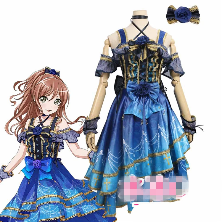 

BanG Dream!Cosplay Roselia 4th Single ONENESS Imai Lisa cosplay costume halloween costumes for women dress female gift