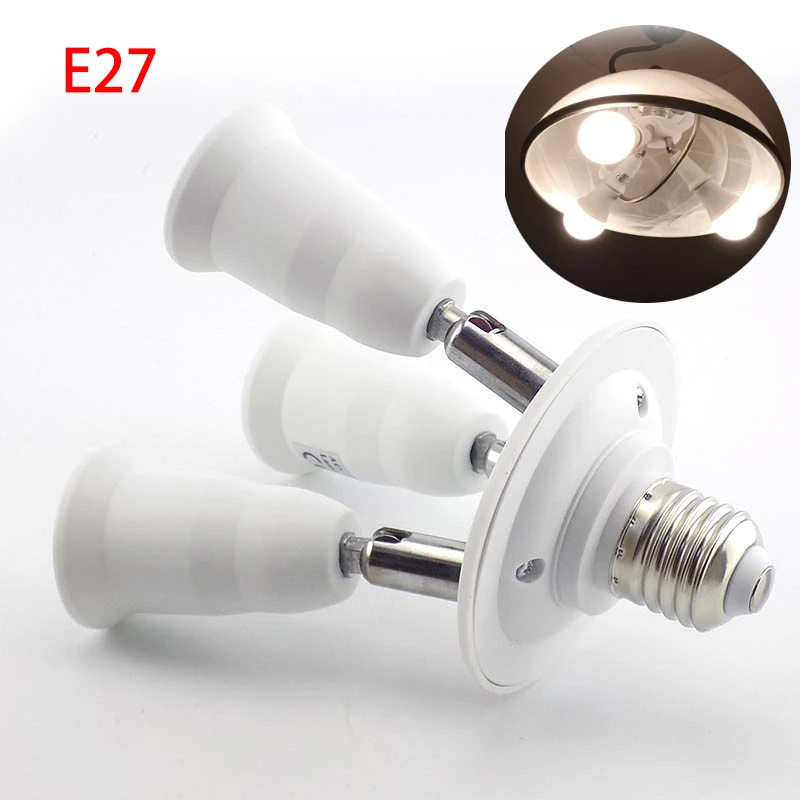 E27 To 3 E27 Lamp Bulb Base Lamp Bases Adapter Splitter Holder 90v 240v 3 In 1 Adjustable Socket For Led Light Home Grow Light Lamp Bases Aliexpress