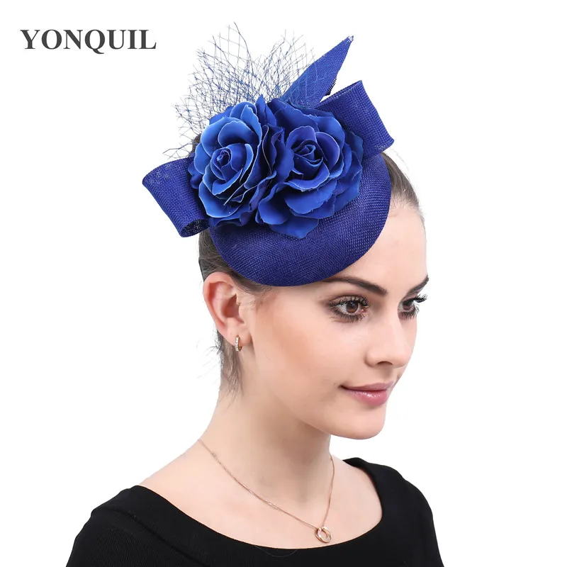 Sinamay Ladies Fascinator Royal 