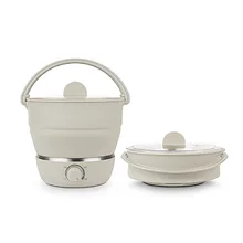 Мини 100 V-240 V многофункциональный электрический чайник складная дорожная чайник маленький горячий горшок Плита общежития дома человек Плита