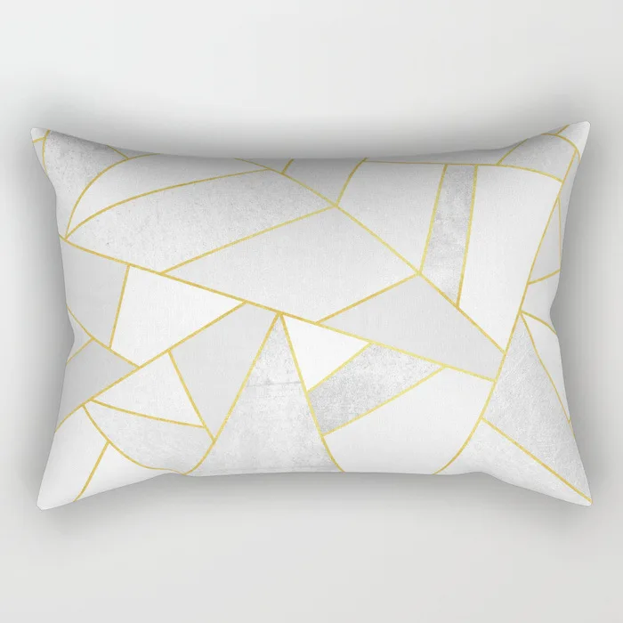 Elife геометрические решетки градиентные кубики пледы Чехлы для подушек полиэфирные подушки Чехол для дивана автомобиля домашний декор 30x50 см - Цвет: 1
