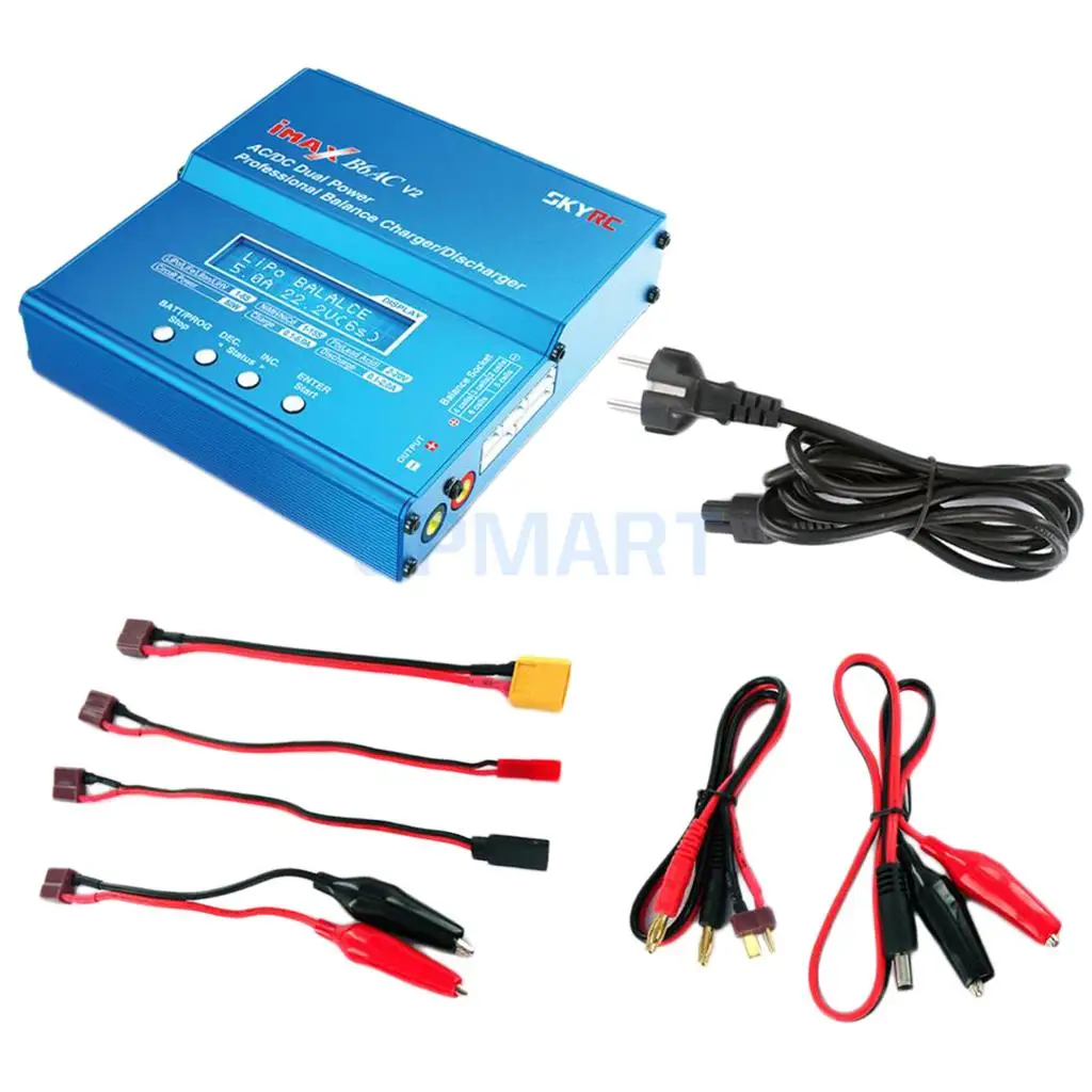 

iMAX B6 LCD Screen Digital RC Lipo NiMh Battery Balance Charger + AC Adapter