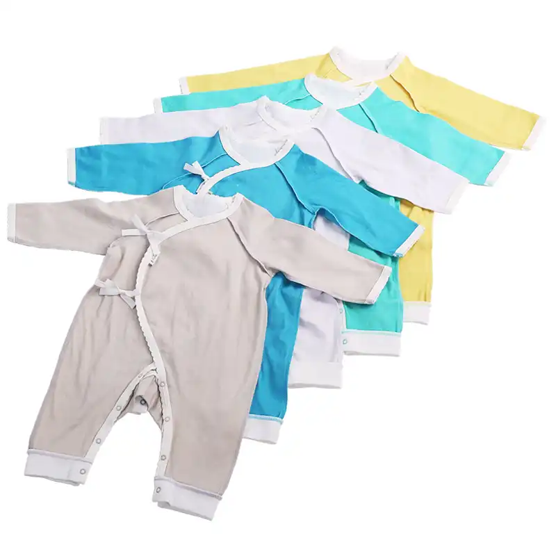 pima cotton baby rompers