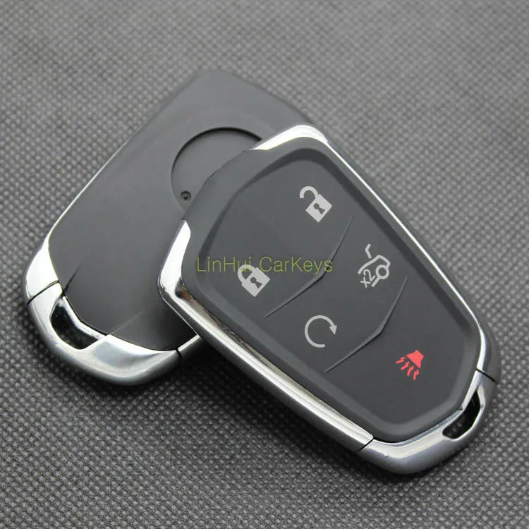 PINECONE для ключа чехол CADILLAC ATS XTS CTS CT6 XT5 L Remote Key 5 кнопки пустой корпус дистанционного