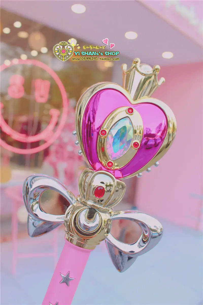Japan Anime Sailor Moon Women Cute Umbrella Magic Stick Long Handle Gift Cosplay