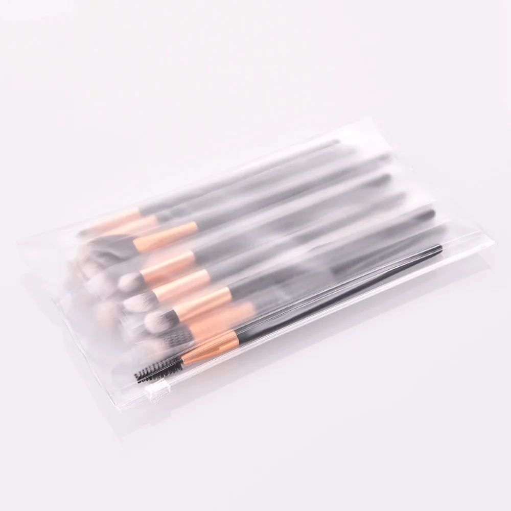 14 PIECE Black Makeup Brushes Set Face Foundation Powder Blush Contour Eye Shadow Lipstick Cosmetic Beauty Make-up Brush Kit (7)