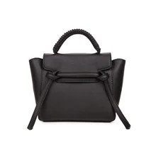 2016 Best Quality Women Leather Handbags Smiley Tote Bags Famous Brand Designer Trapeze Hand Bags Luxury Crossbody Shoulder Bags