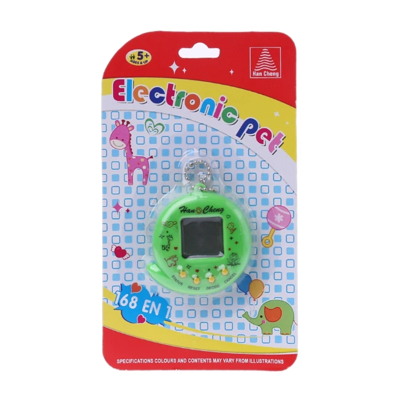 New 90S Nostalgic 168 Pets in 1 Virtual Cyber Pet Toy Tamagotchis Electronic Pet Gift For Boys Girls-M15