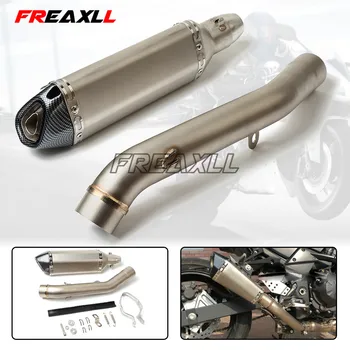 

Z 800 Exhaust Muffler System Carbon Motorcycle Mid Link Pipe and Exhaust Pipe Escape with DB Killer for Kawasaki Z800