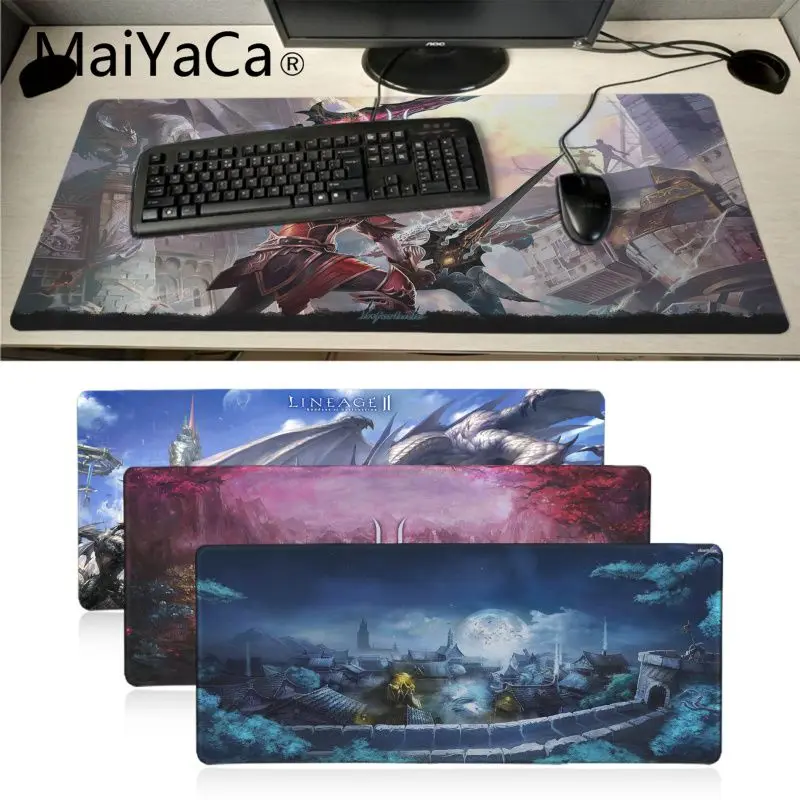 

MaiYaCa Vintage Cool lineage 2 Best Game Rubber Mouse Durable Desktop Mousepad Office Mice Gamer Soft Lockedge gaming Mouse Pad