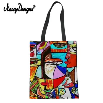 

Summer Tote Canvas Messenger Shopping Bags For Women Girl 2019 Painting Franz Marc Printed Ladies High Quality Travel Handtasche