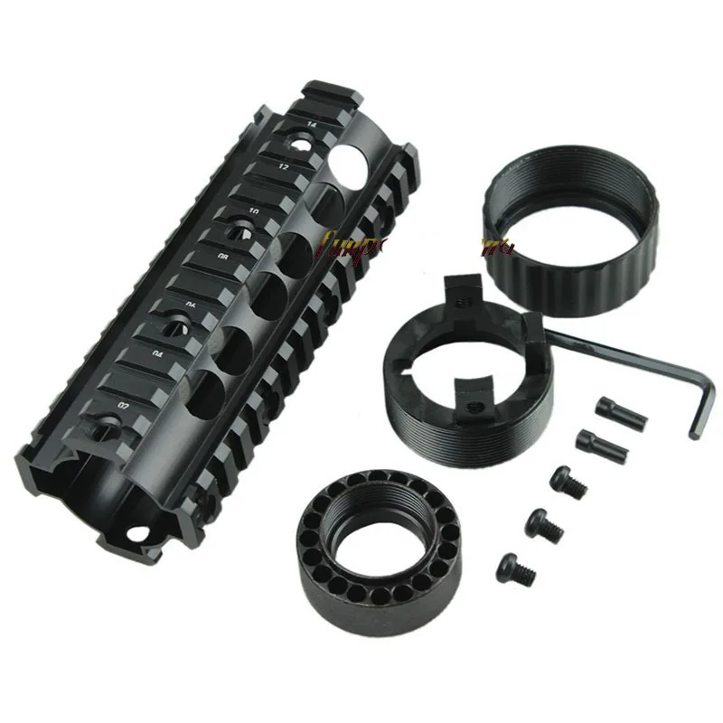 Tactical Hunting Rifle Accessories AR 15 M4 Rifle RAS Carbine Weaver Picatinny Quad Rail Free Float