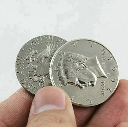 Free shipping ITgimmick flipper coin Butterfly Coin magic