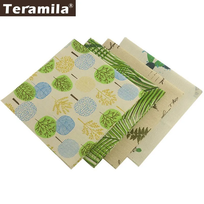 Boosew хлопчатобумажная льняная ткань Telas 4 шт. 45x45 см DIY шитьё для подушки занавес патчи с цветочным рисунком африканская Анкара ткань