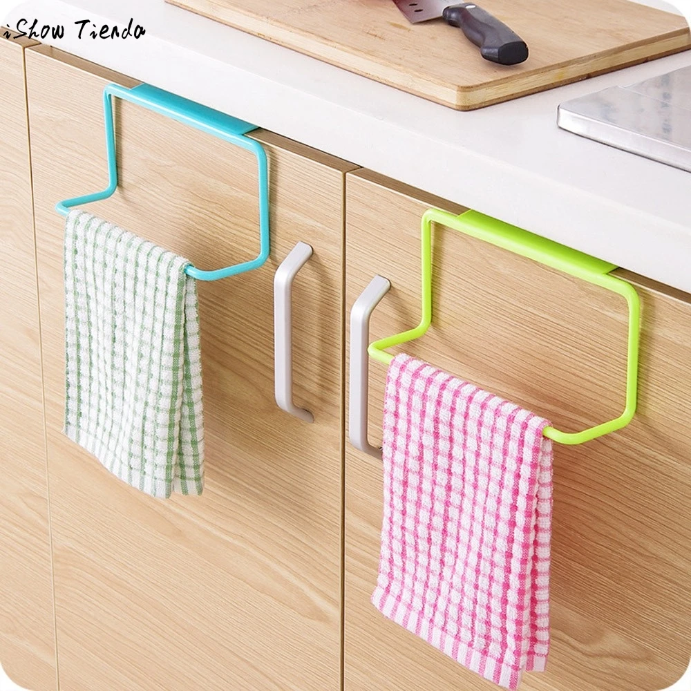 

I8SHOW Storage Holders Towel Rack Hanging Holder Organizer Bathroom Kitchen Cabinet Cupboard Hanger u61018 DROP SHIP rangement