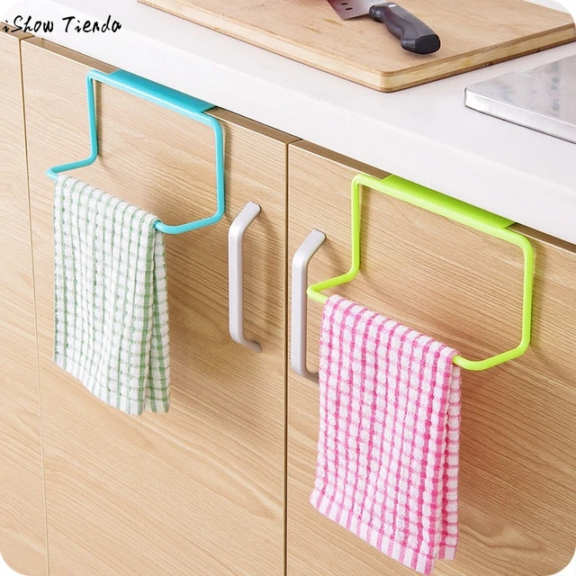 Best Offers I8SHOW Storage Holders Towel Rack Hanging Holder Organizer Bathroom Kitchen Cabinet Cupboard Hanger u61018 DROP SHIP rangement