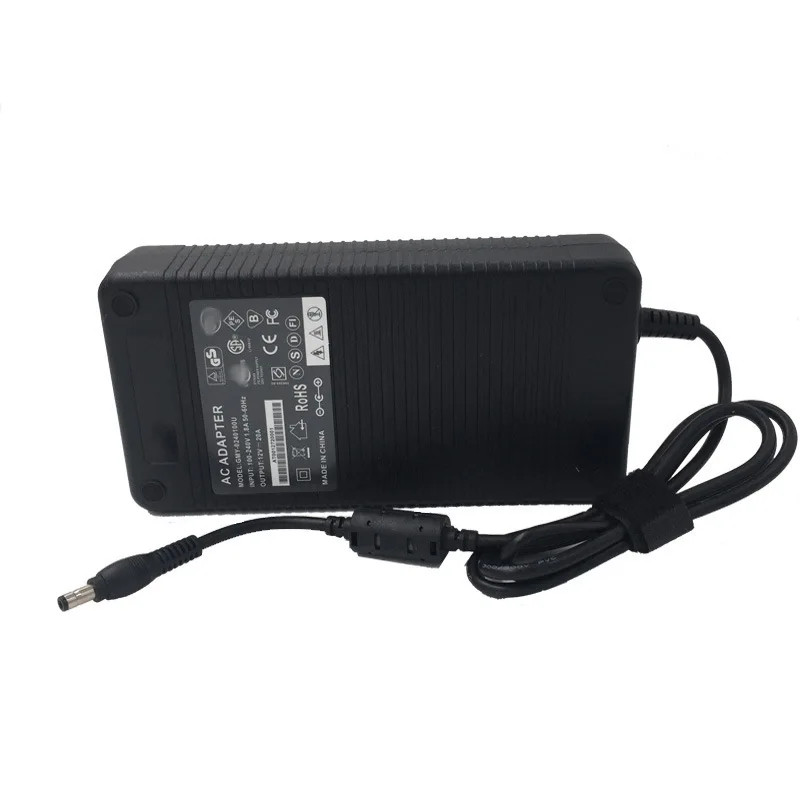 Adaptador de Comutação de Energia do Adaptador de Energia do Monitor Iluminação do Display Adaptador de Energia 20a de Alta Potência dc Led Dedicado 12v 240w ac –