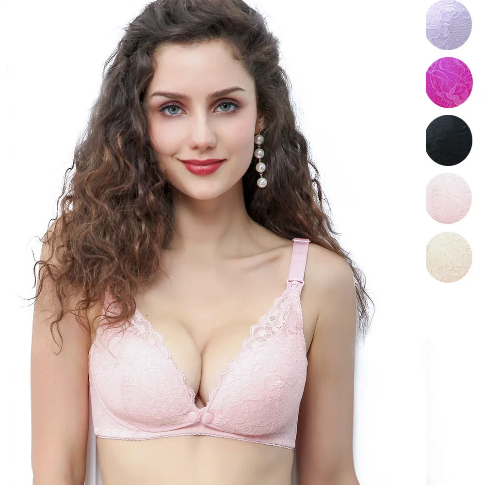 Breathable Cotton for women Maternity Nursing Bra Pregnancy Breast Feeding Underwear Bralette Adjusted bra summerstyle underwear