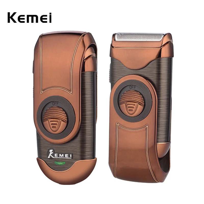 Kemei портативный электробритва 3D двойной плавающий перезаряжаемый триммер для бороды бритва возвратно-поступательная Бритва для мужчин уход за лицом инструменты 49