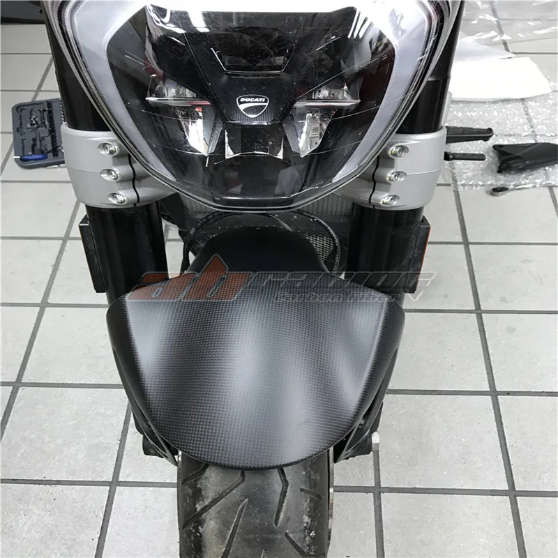 

Front Tire Fender Mudguard Fairing Hugger For Ducati XDiavel 2016 2017 2018 100% carbon fiber