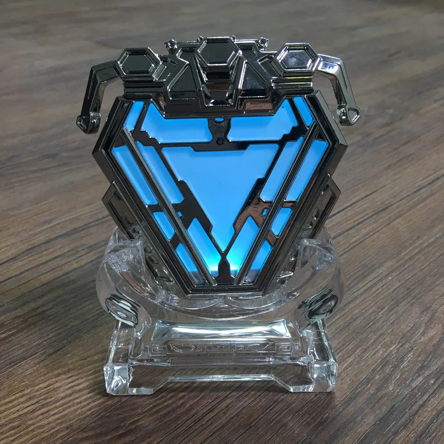 1:1 весы Железный человек Mark 50 MK50 нано костюм Armor Arc Reactor светодиодный светильник