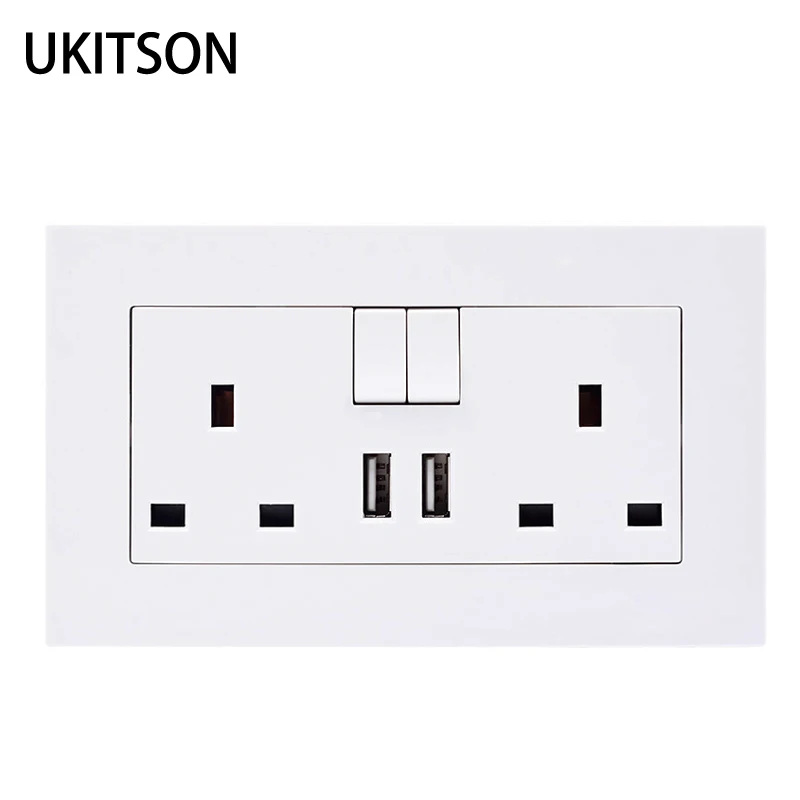 146 Type Dual USB Wall Outlet pic 1